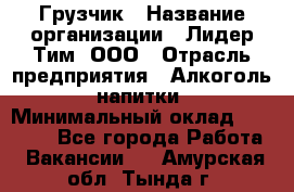 Грузчик › Название организации ­ Лидер Тим, ООО › Отрасль предприятия ­ Алкоголь, напитки › Минимальный оклад ­ 23 000 - Все города Работа » Вакансии   . Амурская обл.,Тында г.